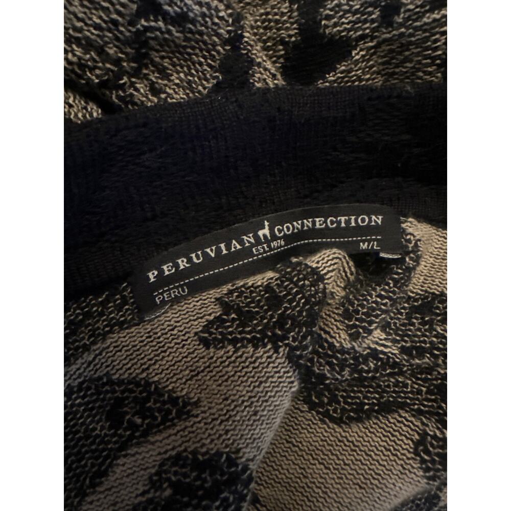 M L Peruvian Connection Open Front Floral Printed… - image 6